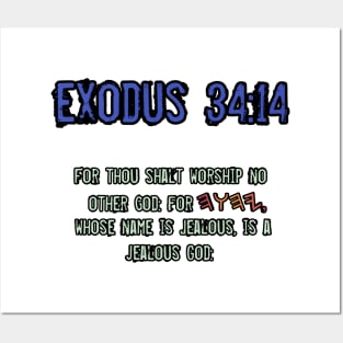 Exodus 34:14 Posters and Art